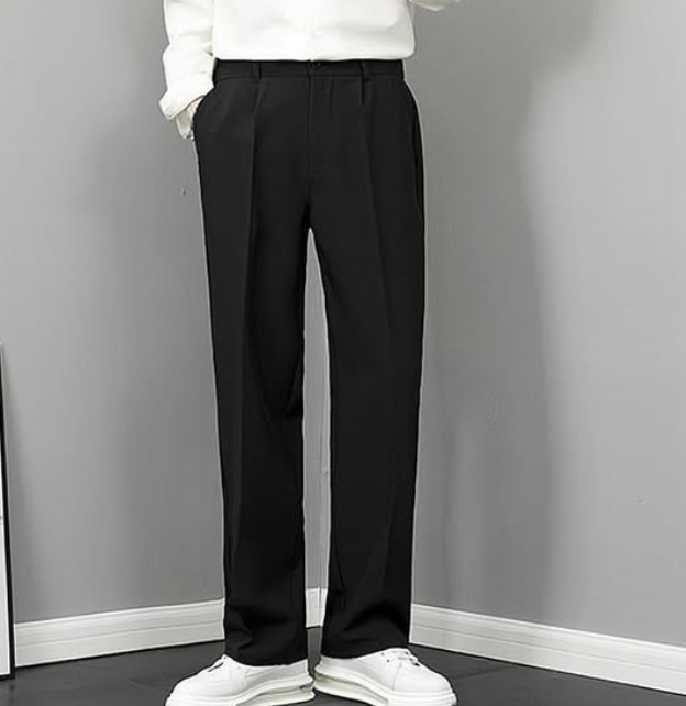 Широкие брюки черные