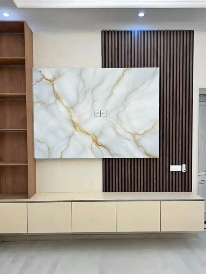 Panneau mural TV moderne