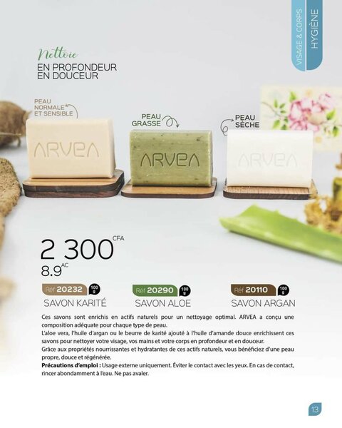 Arvea Aloe Soap for Oily Skin