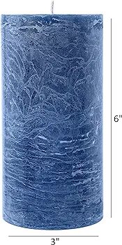 Bougie pilier non parfumé