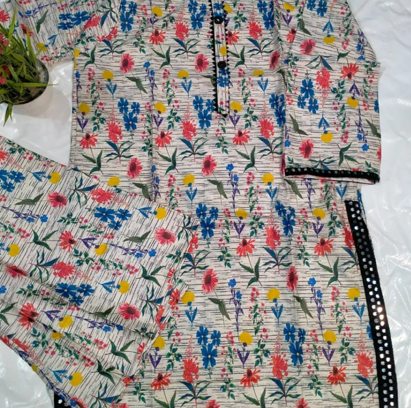 *Digital Print Plazo Lawn*