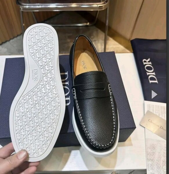 Mocassins en cuir Dior