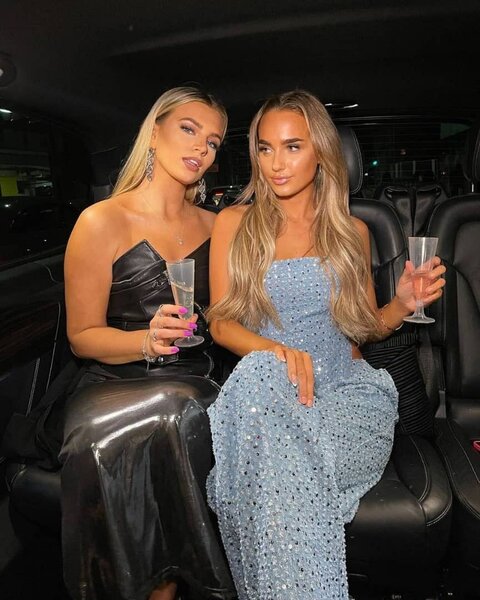 Luxury sequins denim pant set