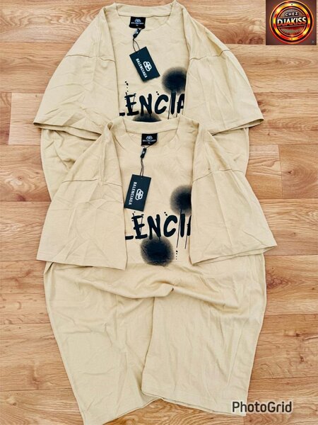 T-Shirt Oversize Beige Unisexe