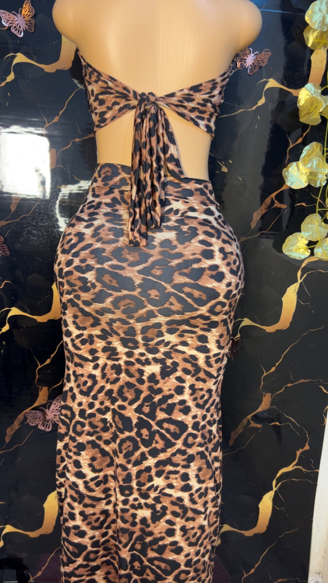 Ensemble Léopard Glamour