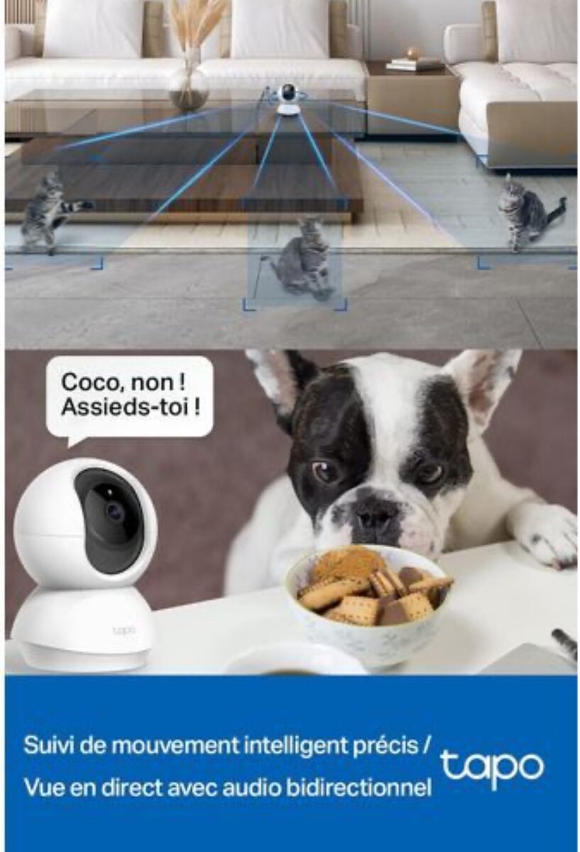 Caméras wifi 2K full HD 360