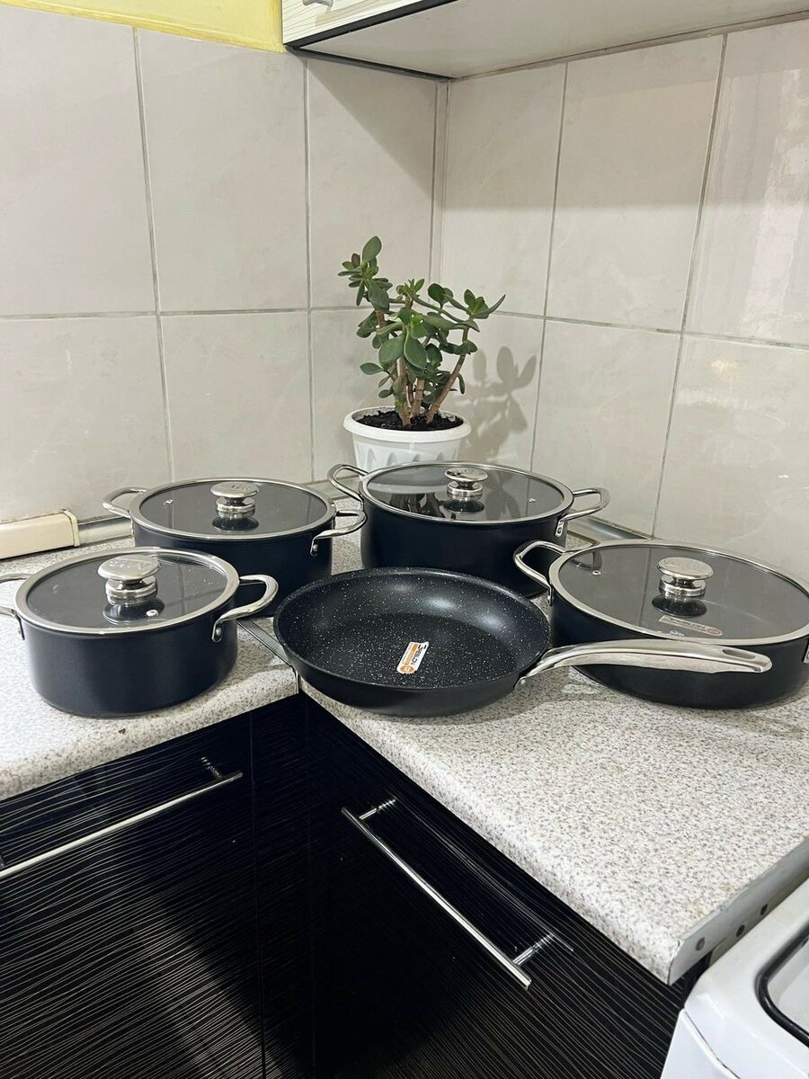 Набор турецких кастрюль 5 пред