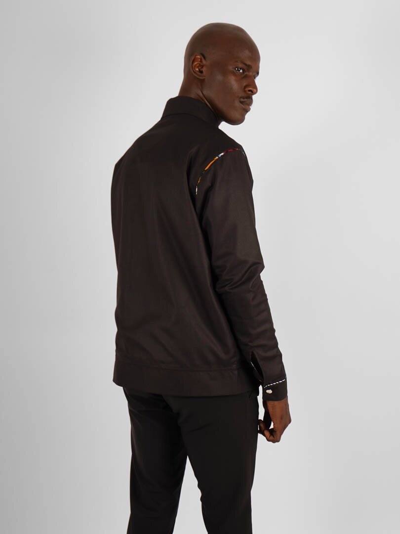 Veste noire Homme