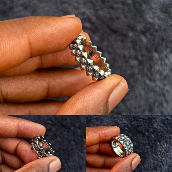 Chaine bracelet argent sculpté