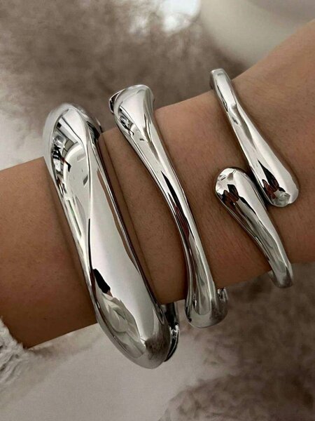 Ensemble de 4 bracelets métalliques