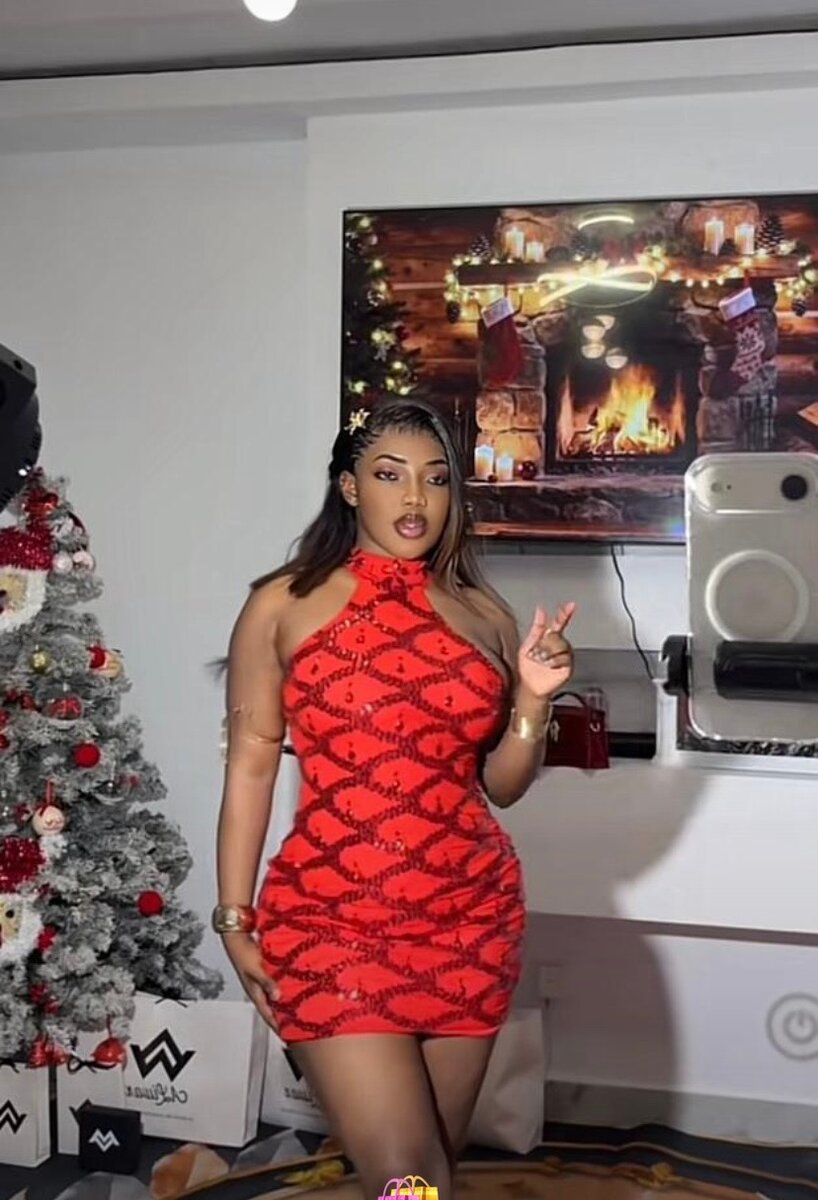 Robe de soirée rouge scintillante