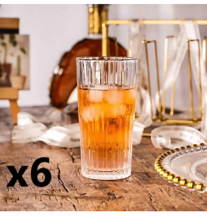 Verres à Eau en Verre - Set de 6