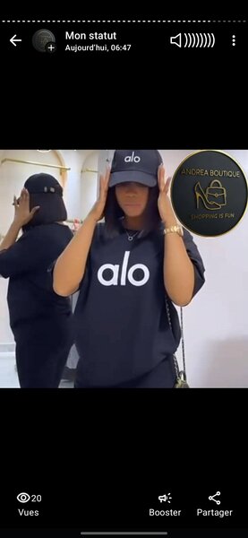 T-shirts et casquettes Alo unisexes