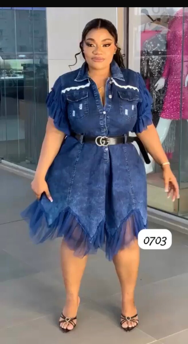 Robe en jean élégante