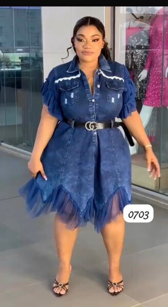 Robe en jean élégante