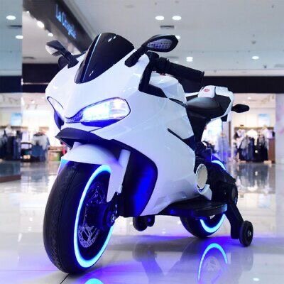 Moto électrique enfant LED