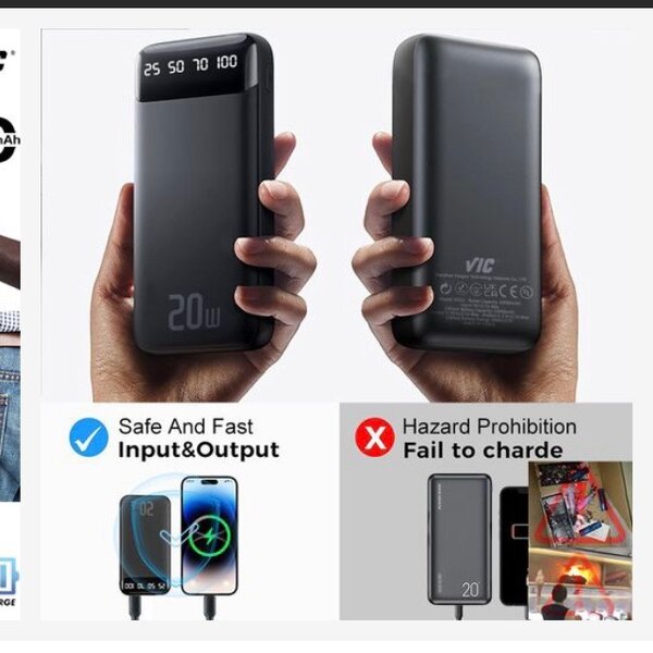 Power Bank 20000mAh rapide
