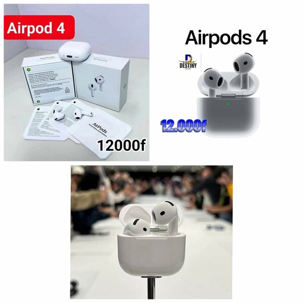 Écouteurs sans fil Airpods 4