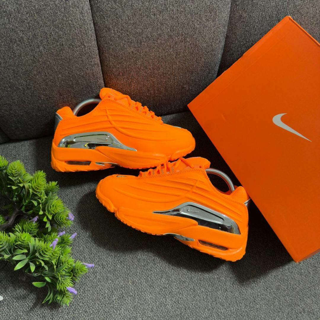 Baskets orange tendance sport
