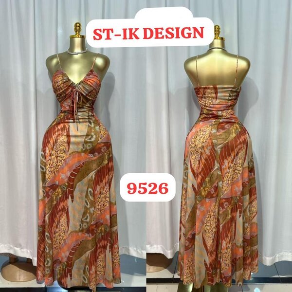 Robe longue bohème élégante