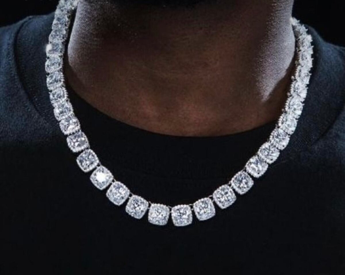 Iced out necklace