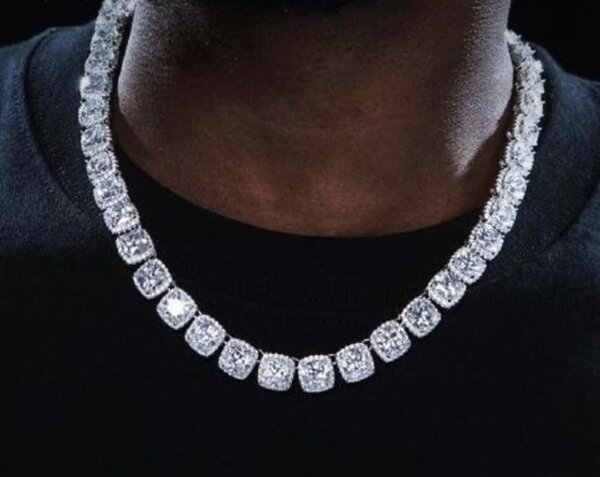 Iced out necklace