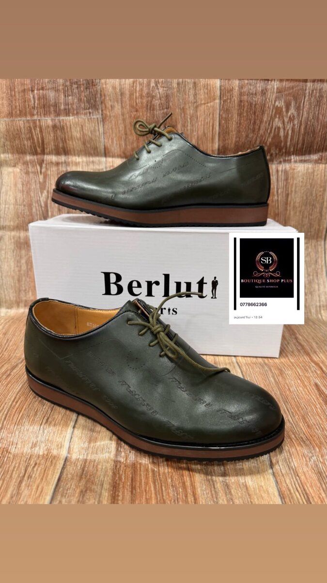 Chaussures habillées en cuir Berluti