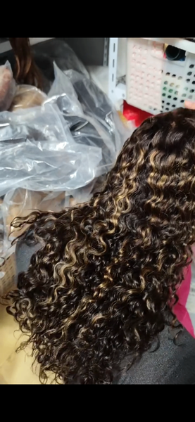 100% virgin curly hair