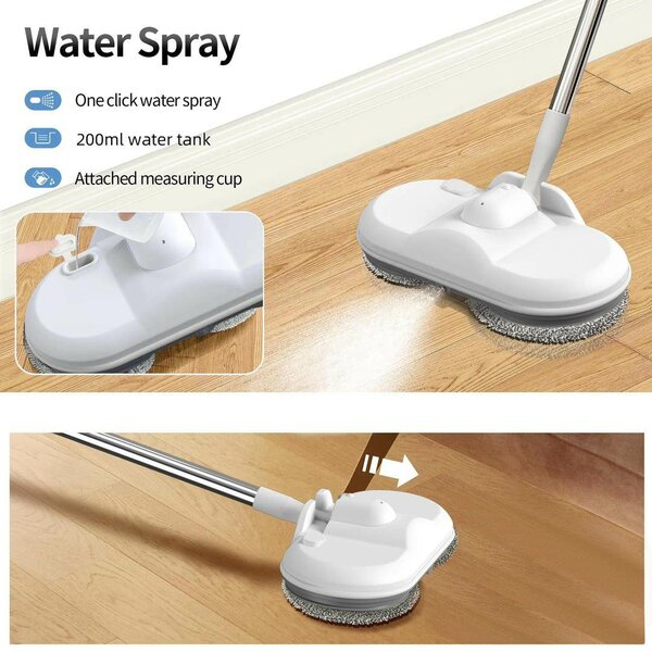 Eureka  Healthy Clean Spinning Electric Cordless Spray Mop