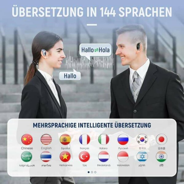 Écouteurs traducteurs AI V5.4