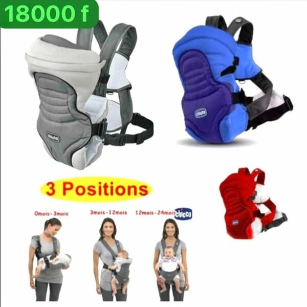 Porte-bébé 3 positions