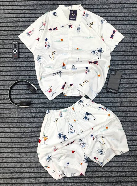 Ensemble homme chemise et short