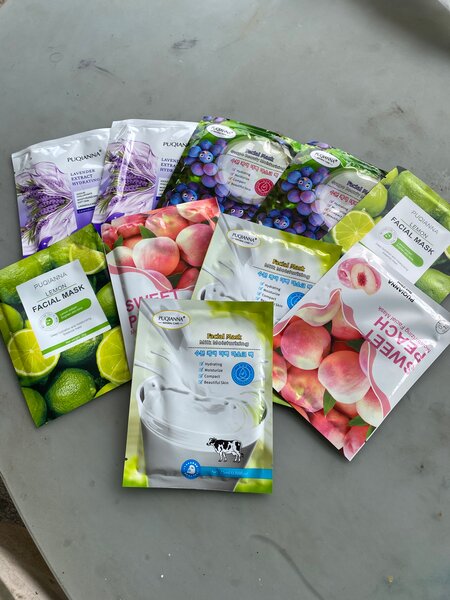 Masques Visage Hydratants Fruits