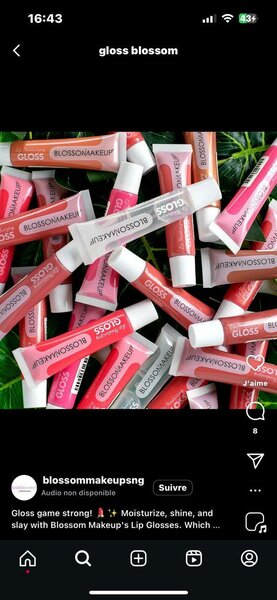 Gloss à lèvres hydratant