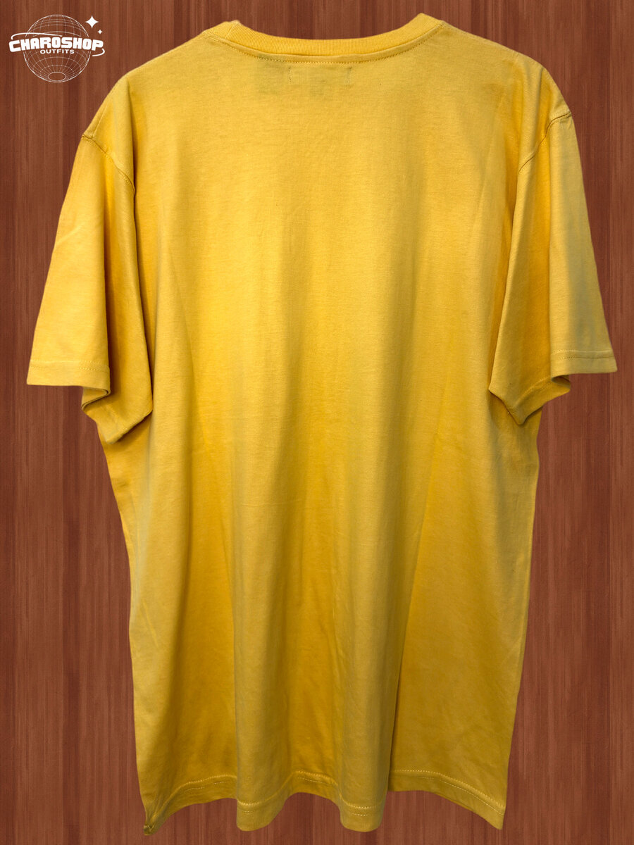 T-shirt jaune unisexe