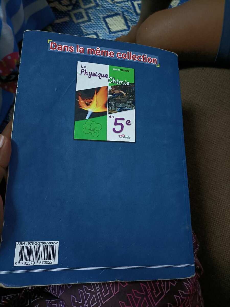 Manuel de Physique-Chimie 6e