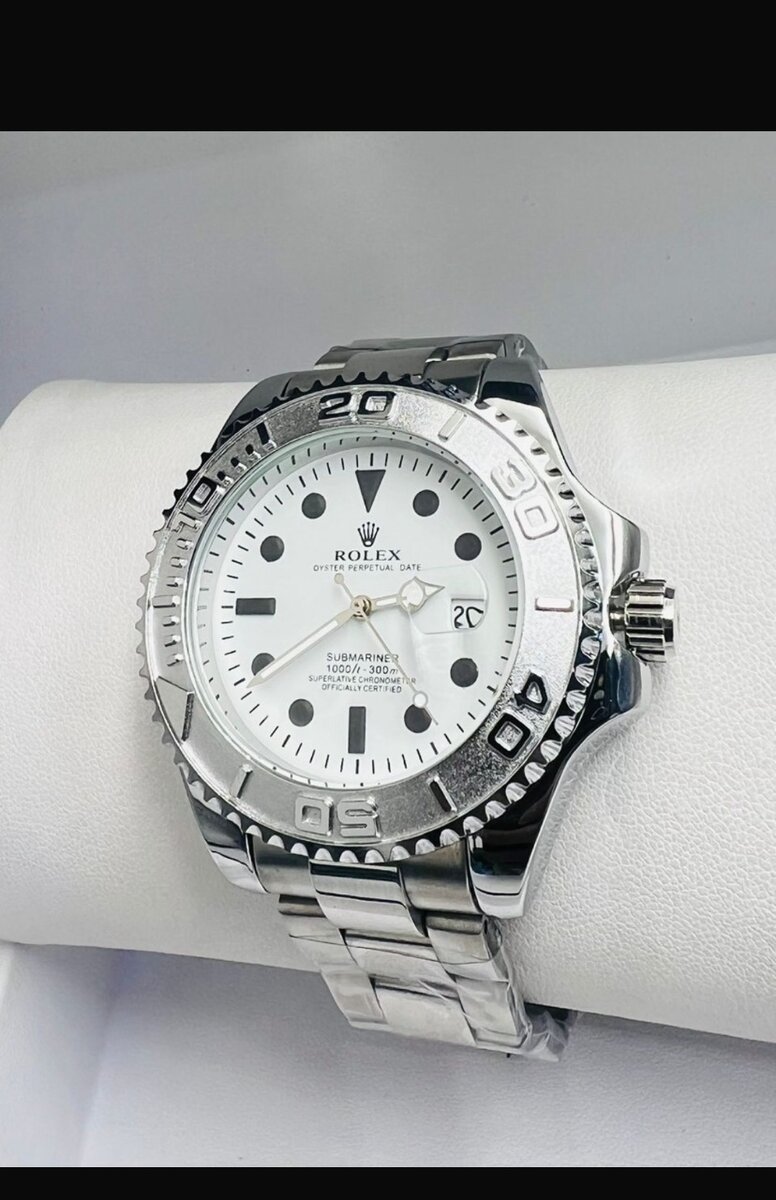 Montre de luxe acier inoxydable