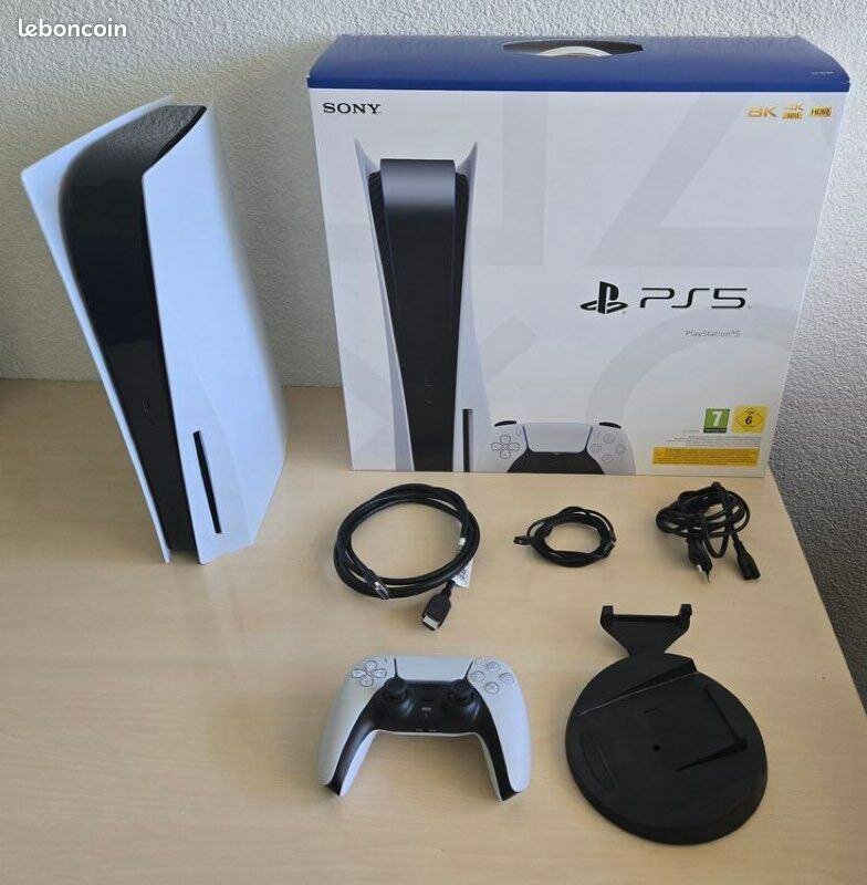 Console PlayStation 5 avec manette