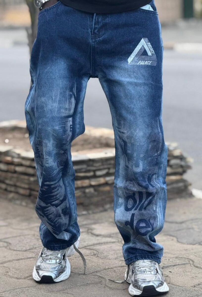 Jean décontracté imprimé