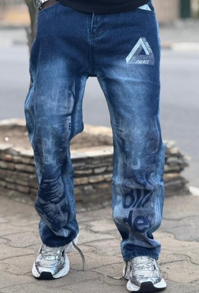 Jean décontracté imprimé