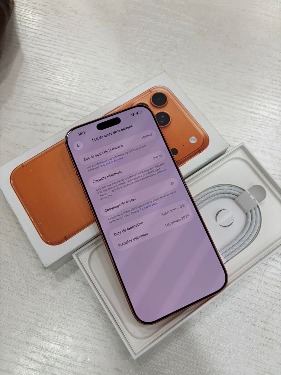 iphone 17 pro max 256Go ESIM