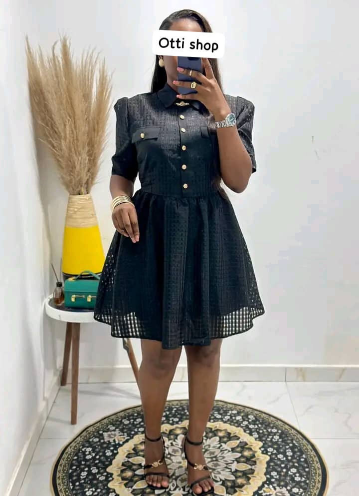 Robe Chemisier Élégante Femme