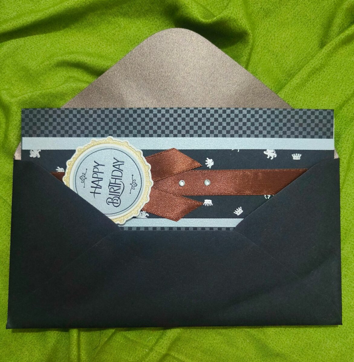 Carte d'anniversaire élégante