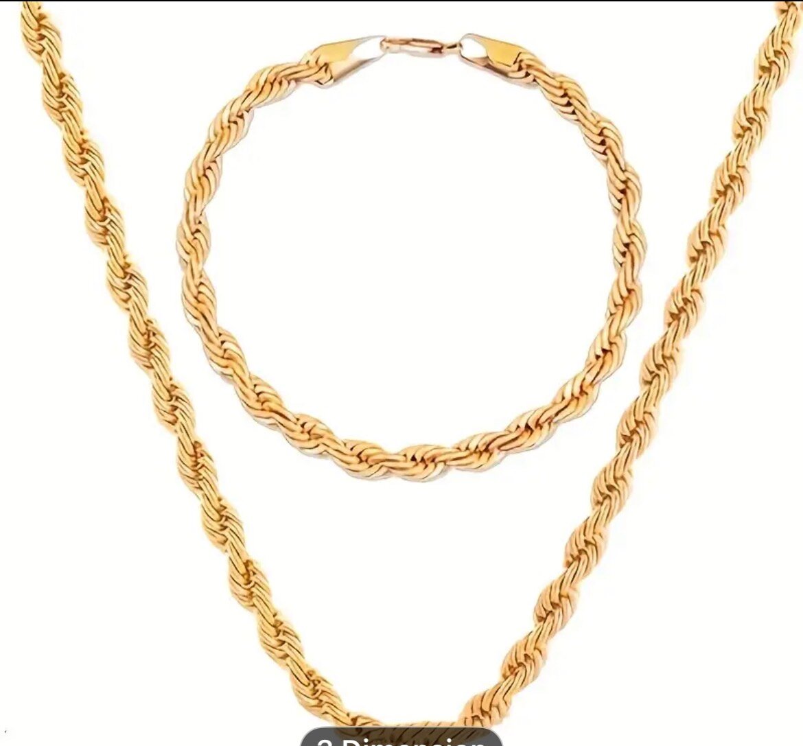 Bracelet chaîne torsadée homme