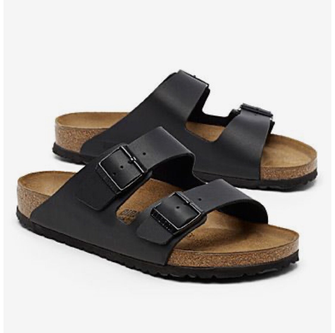 Sandales en cuir confortables