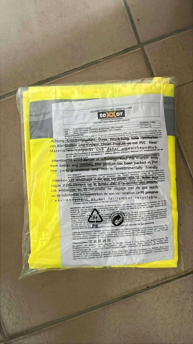 Gilet de sécurité réfléchissant