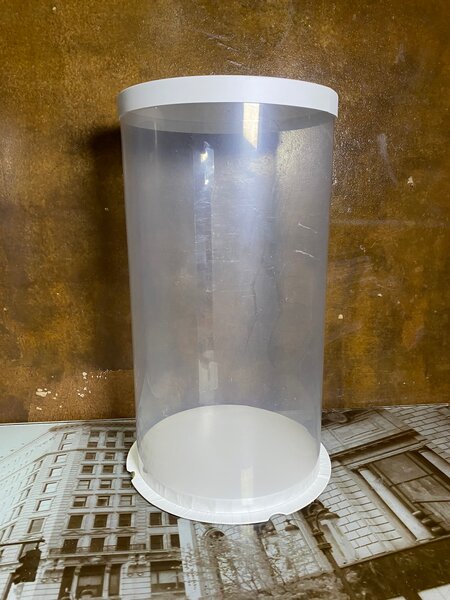 Boîte Cylindrique transparente