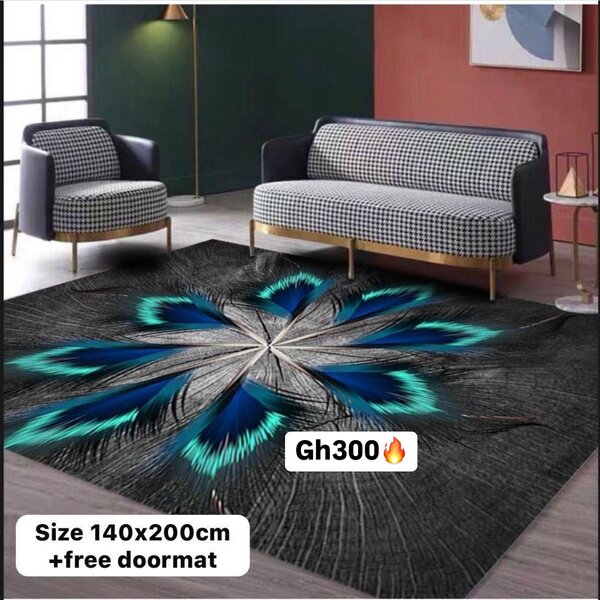 Beautiful and soft patterned carpet