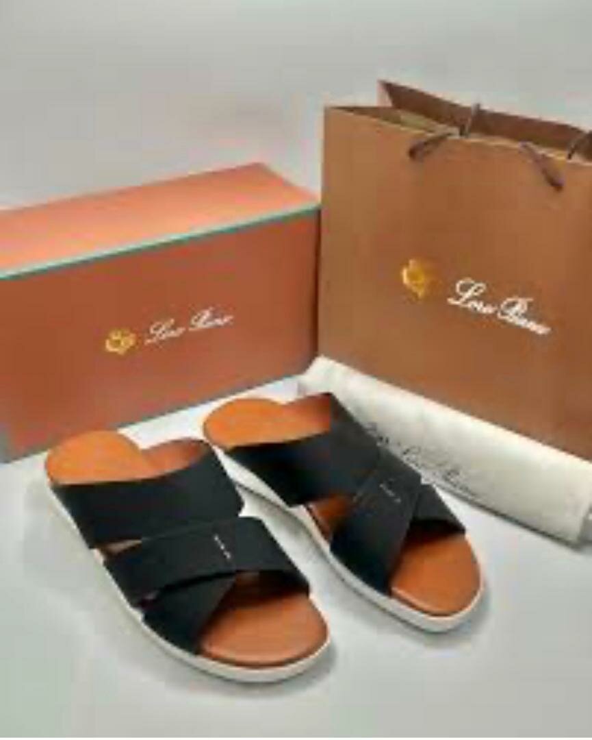 Sandales Plates en Cuir pour Femme