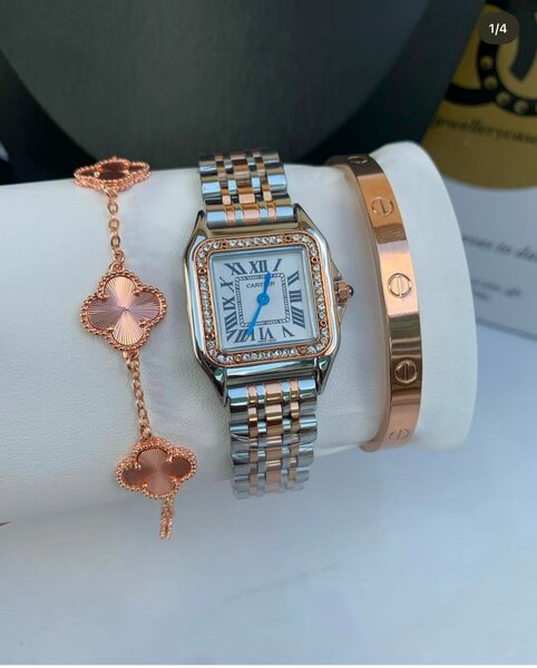 Watch and bracelet set
